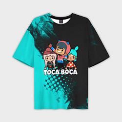 Мужская футболка оверсайз Toca Boca Рита и Леон