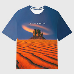 Футболка оверсайз мужская Led Zeppelin коллекционное, цвет: 3D-принт