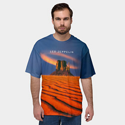 Футболка оверсайз мужская Led Zeppelin коллекционное, цвет: 3D-принт — фото 2