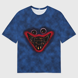 Мужская футболка оверсайз POPPY PLAYTIME - ЛИЦО ХАГГИ ВАГГИ