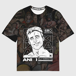 Футболка оверсайз мужская BILLY HERRINGTON ANIKI, цвет: 3D-принт