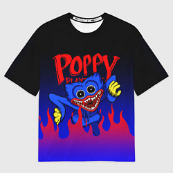 Мужская футболка оверсайз POPPY PLAYTIME ПОППИ ПЛЕЙТАЙМ ХАГГИ ВАГГИ FIRE