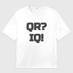 Мужская футболка оверсайз Айкью или куар?