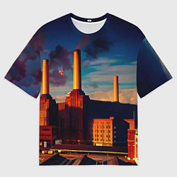 Футболка оверсайз мужская Animals - Pink Floyd, цвет: 3D-принт