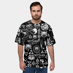 Футболка оверсайз мужская ВЕДЬМАК ЛОЛГОБОМБИНГ THE WITCHER, цвет: 3D-принт — фото 2