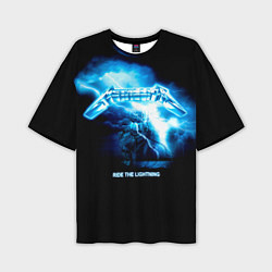 Мужская футболка оверсайз Ride the Lightning Metallica