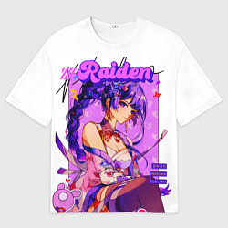 Мужская футболка оверсайз Shogun raiden на обложке журнала