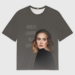 Мужская футболка оверсайз Взгляд Адель
