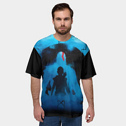 Футболка оверсайз мужская БОГ ВОЙНЫ РАГНАРЁК GOD OF WAR, цвет: 3D-принт — фото 2