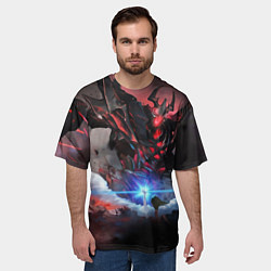 Футболка оверсайз мужская DOTA ТЕНЬ, SHADOW FIEND, цвет: 3D-принт — фото 2