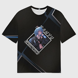 Мужская футболка оверсайз Ganyu Гань Юй, Genshin Impact