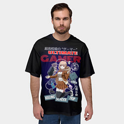 Футболка оверсайз мужская Ultimate Gamer - Danganronpa, цвет: 3D-принт — фото 2