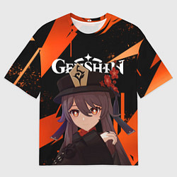 Футболка оверсайз мужская HU TAO ХУ ТАО ВАНШЭН, цвет: 3D-принт