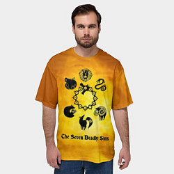 Футболка оверсайз мужская Все 7 смертных грехов, цвет: 3D-принт — фото 2