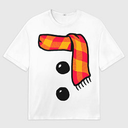 Футболка оверсайз мужская Snowman Outfit, цвет: 3D-принт