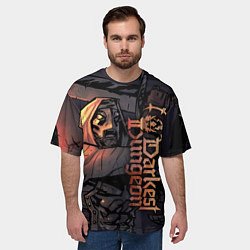 Футболка оверсайз мужская Darkest Dungeon 2 Темнейшее подземелье 2, цвет: 3D-принт — фото 2