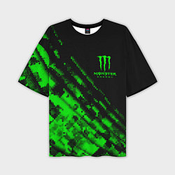 Футболка оверсайз мужская Monster Energy Текстура, цвет: 3D-принт