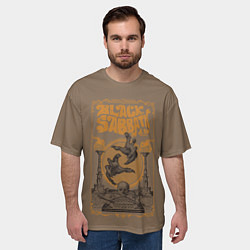 Футболка оверсайз мужская Black Sabbat Tour, цвет: 3D-принт — фото 2