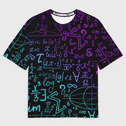 Футболка оверсайз мужская НЕОНОВЫЕ ФОРМУЛЫ NEON FORMULAS, цвет: 3D-принт