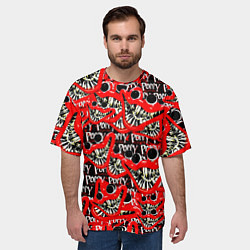 Футболка оверсайз мужская POPPY PLAYTIME GAME ИГРА ПОППИ ПЛЕЙТАЙМ, цвет: 3D-принт — фото 2