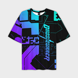 Мужская футболка оверсайз Ghostrunner Neon