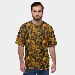 Футболка оверсайз мужская Рыжий лес, цвет: 3D-принт — фото 2