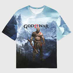 Футболка оверсайз мужская Великий God of War Z, цвет: 3D-принт