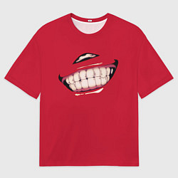 Футболка оверсайз мужская Sukunas Smile, цвет: 3D-принт