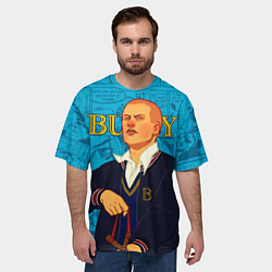 Футболка оверсайз мужская Bully, Джимми Хопкинс, цвет: 3D-принт — фото 2