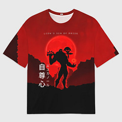 Мужская футболка оверсайз LIONS SIN OF PRIDE - Nanatsu no Taizai