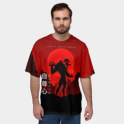 Футболка оверсайз мужская LIONS SIN OF PRIDE - Nanatsu no Taizai, цвет: 3D-принт — фото 2