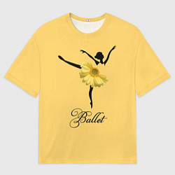 Мужская футболка оверсайз Ballet Балет