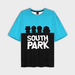 Футболка оверсайз мужская Южный парк персонажи South Park, цвет: 3D-принт