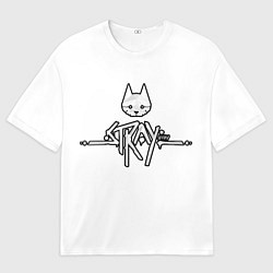Футболка оверсайз мужская Stray, цвет: 3D-принт