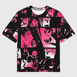 Футболка оверсайз мужская АКАШИ СЕЙДЖУРО ЛУЧШИЕ МОМЕНТЫ, цвет: 3D-принт