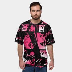 Футболка оверсайз мужская АКАШИ СЕЙДЖУРО ЛУЧШИЕ МОМЕНТЫ, цвет: 3D-принт — фото 2