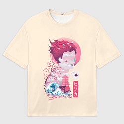 Футболка оверсайз мужская Хисока арт, цвет: 3D-принт