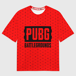 Футболка оверсайз мужская PUBG: BATTLEGROUNDS - Графика, цвет: 3D-принт