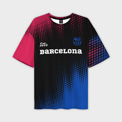 Футболка оверсайз мужская BARCELONA Barcelona Est 1899, цвет: 3D-принт