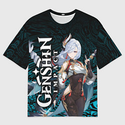 Мужская футболка оверсайз ШЭНЬ ХЭ АДЕПТ SHENHE