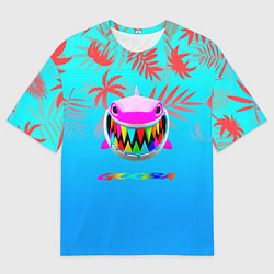 Футболка оверсайз мужская 6IX9INE tropical, цвет: 3D-принт