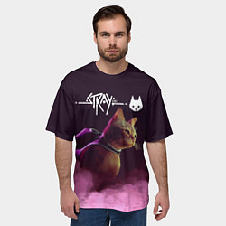 Футболка оверсайз мужская Stray, цвет: 3D-принт — фото 2