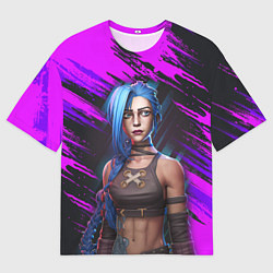 Футболка оверсайз мужская League Of Legends Arcane ДЖИНКС МИЛАШКА, цвет: 3D-принт