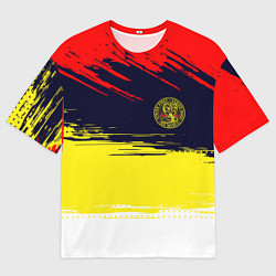 Футболка оверсайз мужская Кобра кай Cobra Kai спина, цвет: 3D-принт