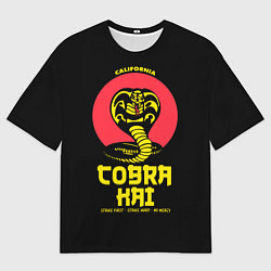 Футболка оверсайз мужская Cobra Kai California, цвет: 3D-принт