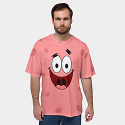 Футболка оверсайз мужская Патрик пара, цвет: 3D-принт — фото 2