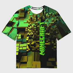 Футболка оверсайз мужская Minecraft, pattern 2022, цвет: 3D-принт