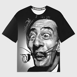 Футболка оверсайз мужская Salvador Dali - grimace, цвет: 3D-принт