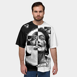 Футболка оверсайз мужская Salvador Dali - Сальвадор Дали, цвет: 3D-принт — фото 2