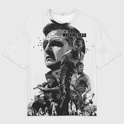 Футболка оверсайз мужская Ходячие мертвецыThe Walking Dead, цвет: 3D-принт